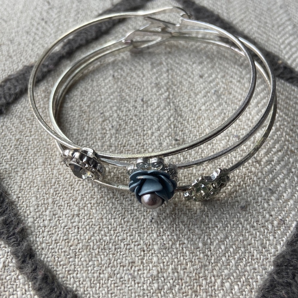 LC by Lauren Conrad bangle stack